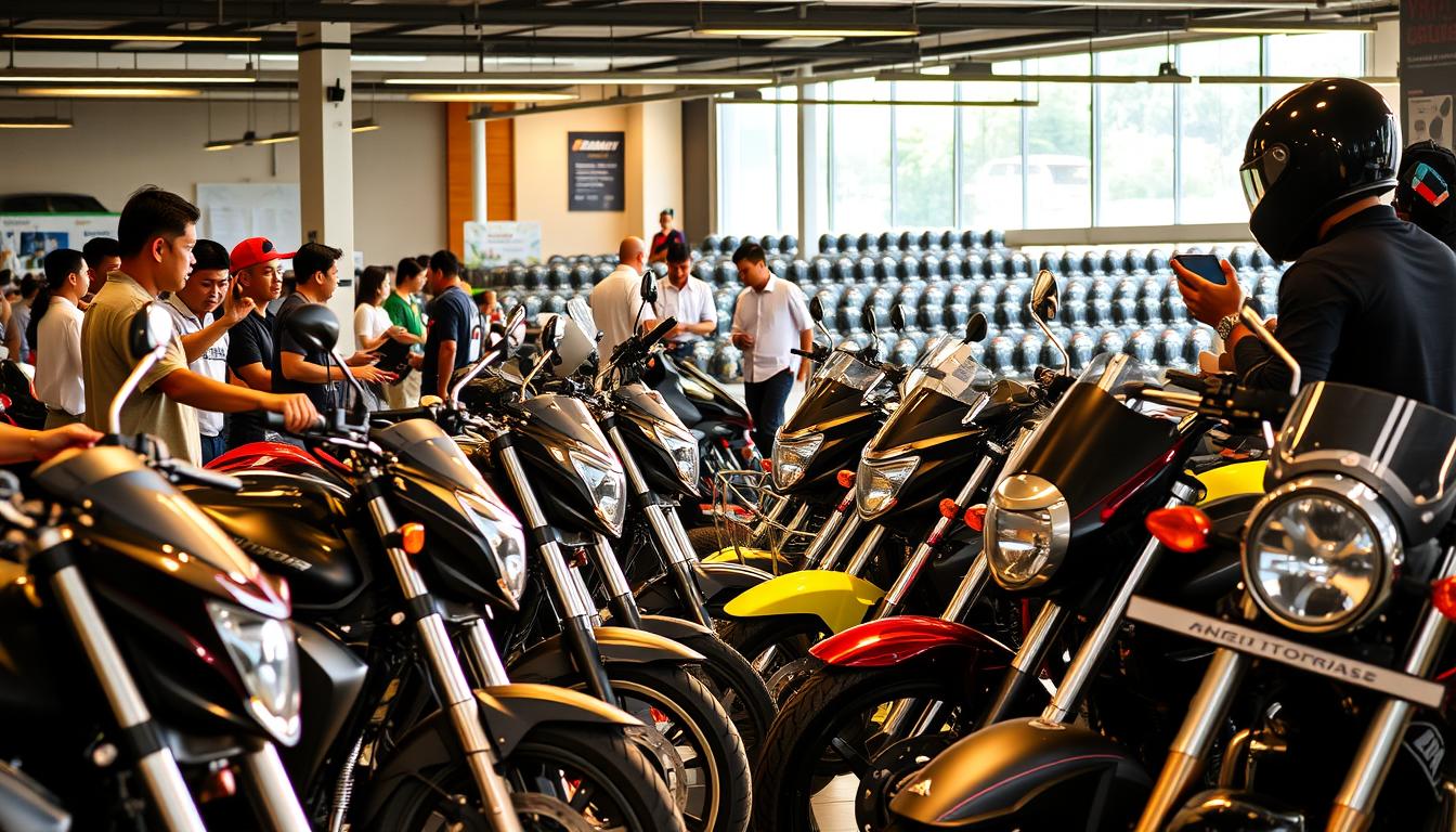 penjualan sepeda motor