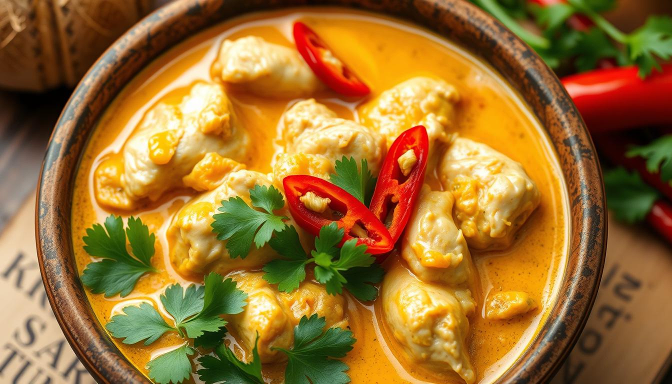 kari ayam khas Indonesia