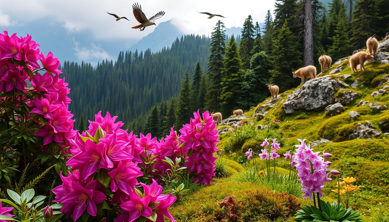 flora dan fauna gunung