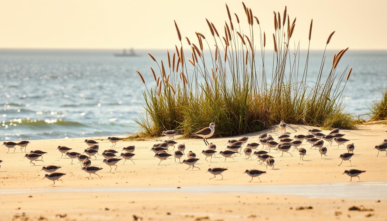 aves limícolas costa este Estados Unidos