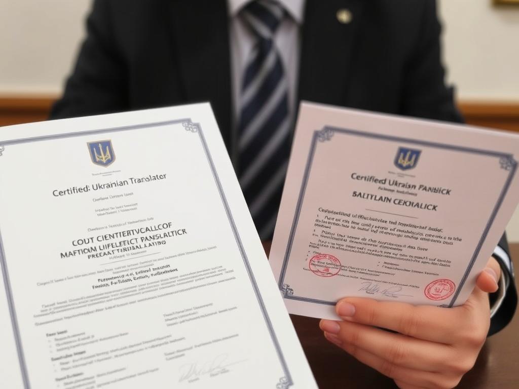 Tłumacz przysięgły języka ukraińskiego z pieczęcią i dokumentami