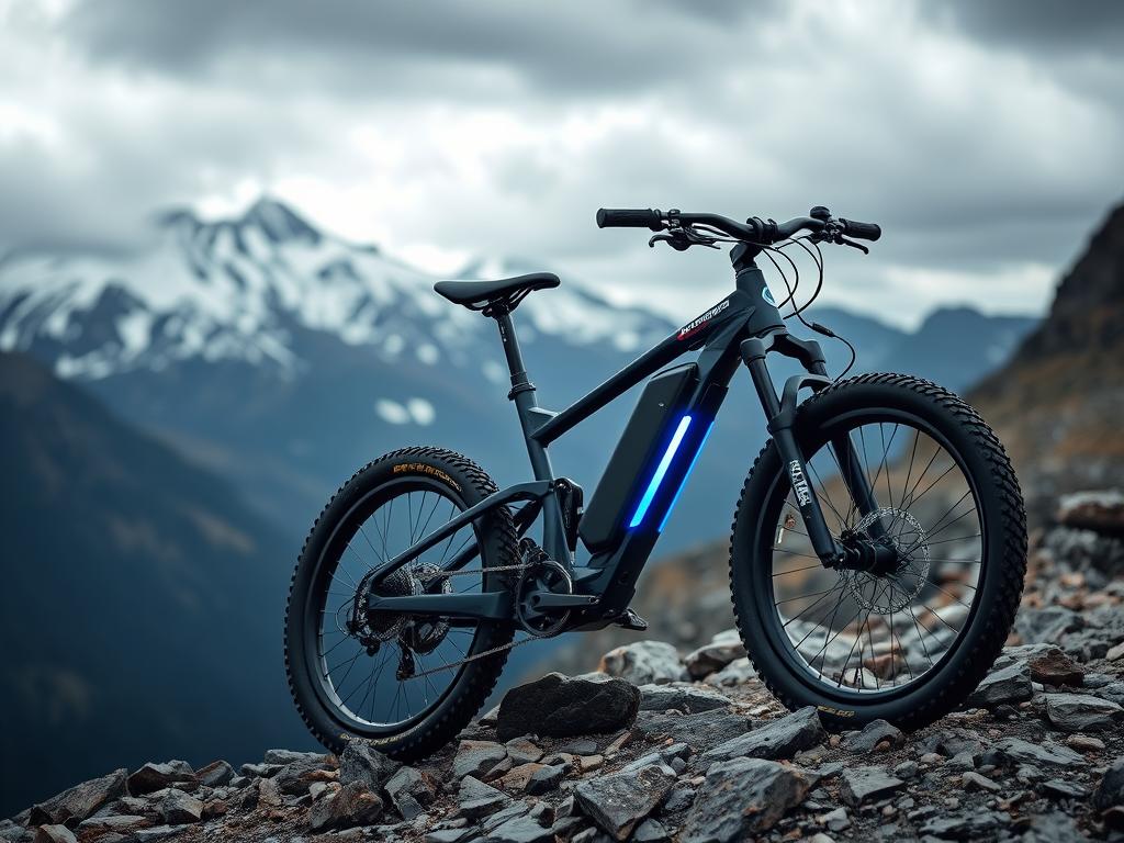 electric mountain bike range