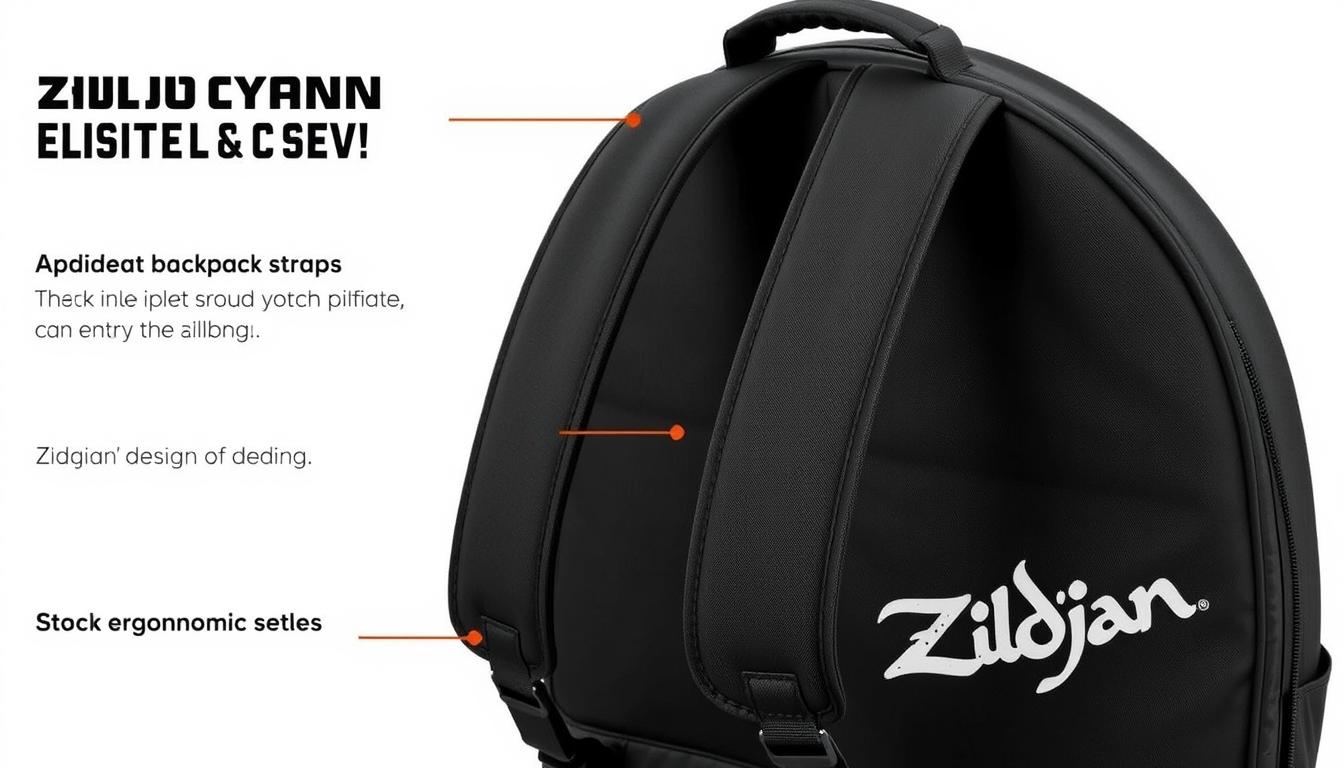 Zildjian Gigging Cymbal Bag with backpack straps