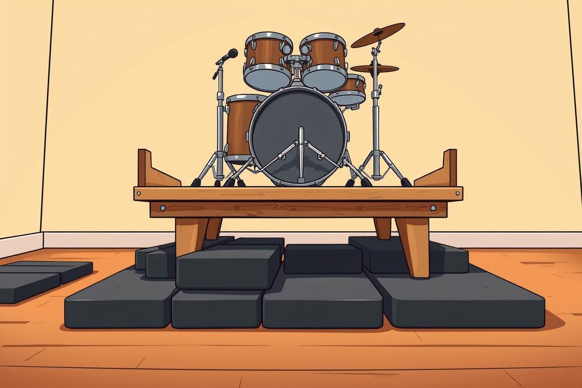 diy drum isolation platform stability