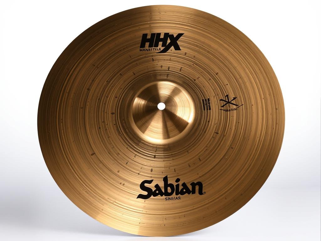 Sabian HHX Manhattan Jazz ride cymbal with its distinctive hammering and finish