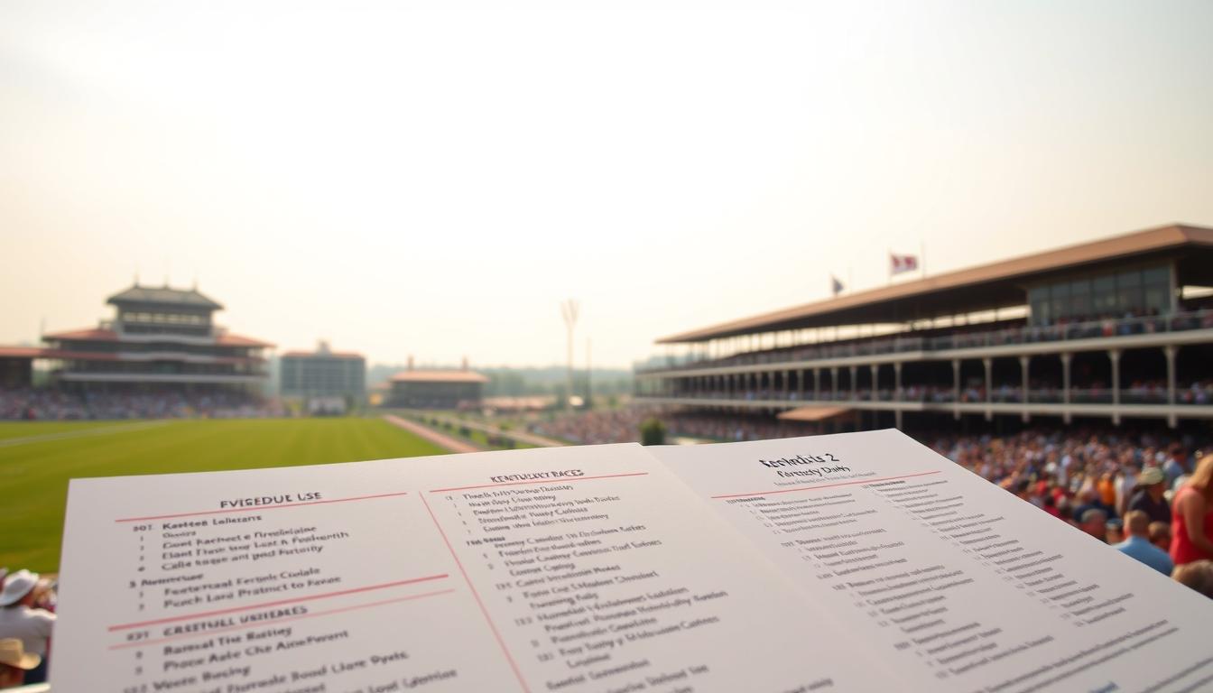 Kentucky Derby Race Day Schedule