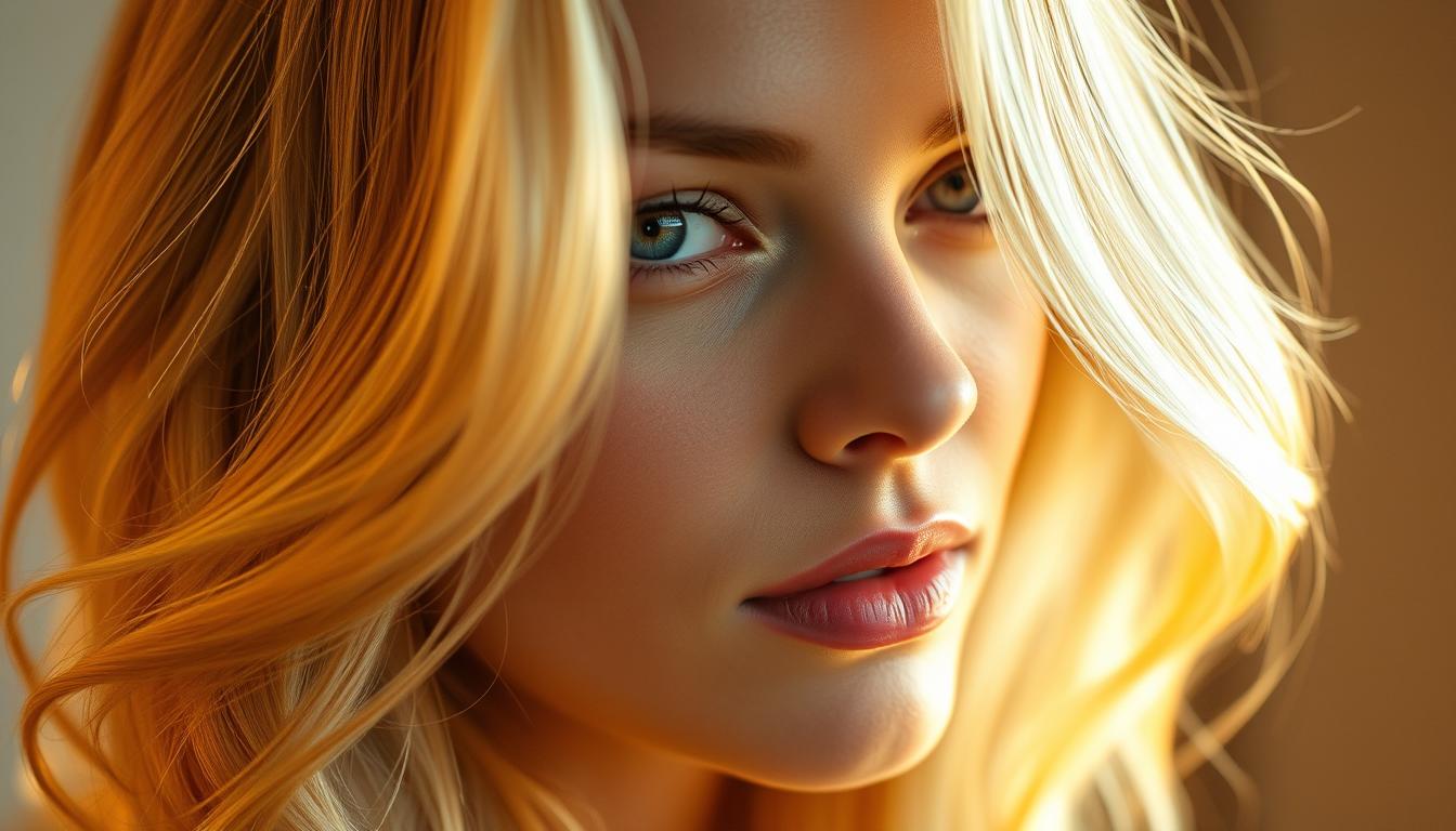 golden blonde hair color
