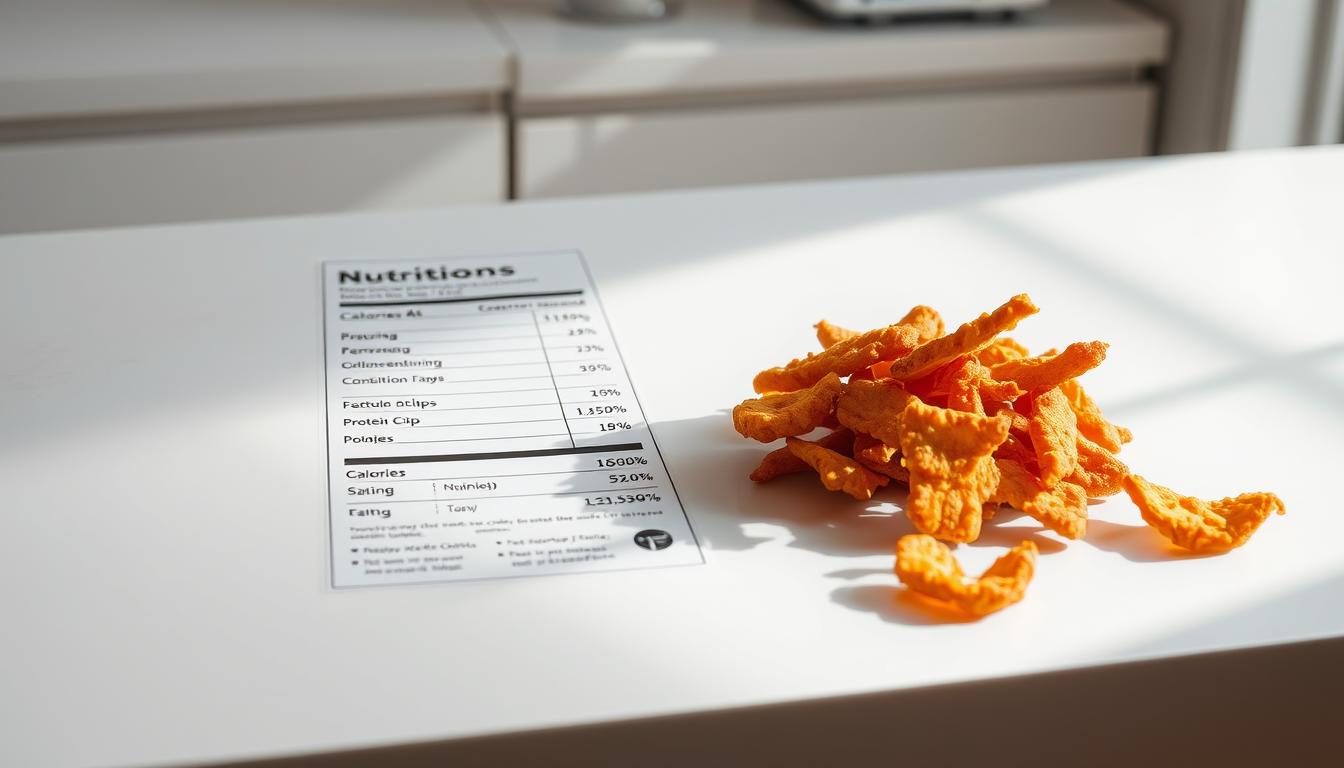 Nutritional profile of chicken chips