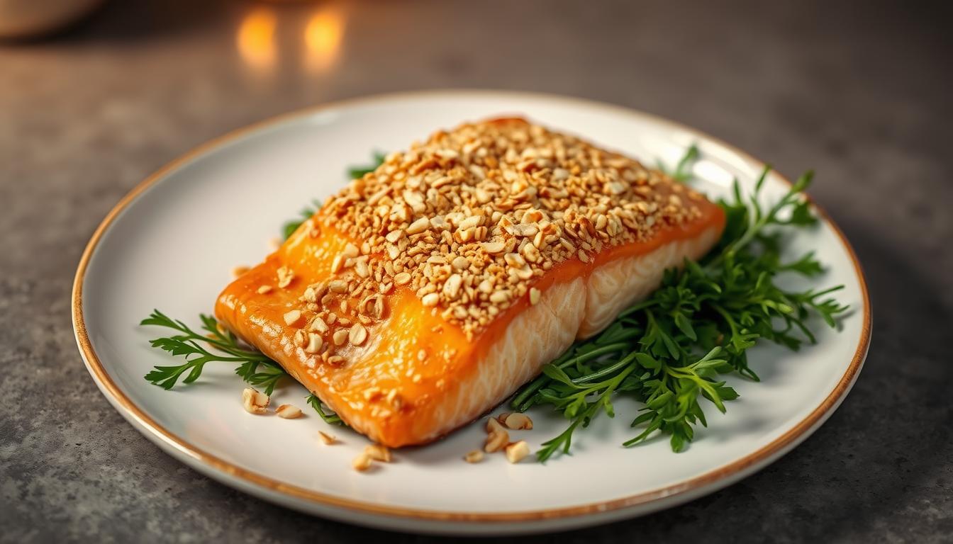 almond-crusted salmon recipe