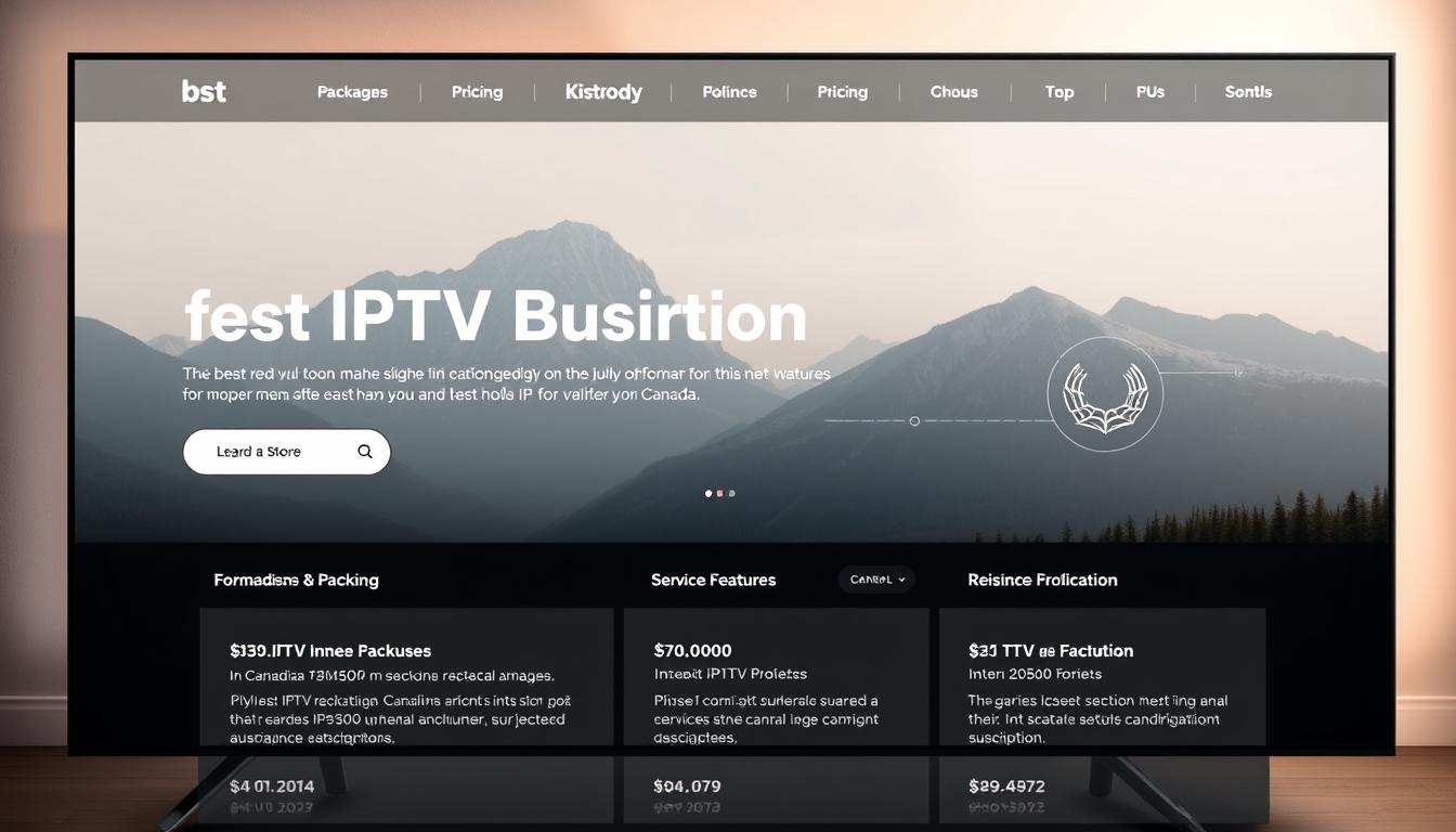 Meilleures offres IPTV Canada 2024
