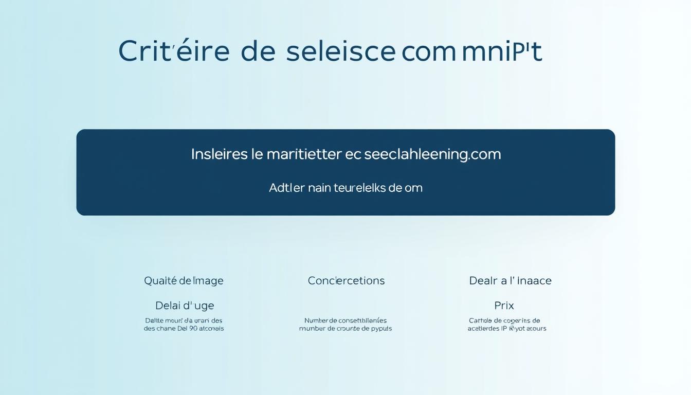 Critères de sélection abonnement IPTV