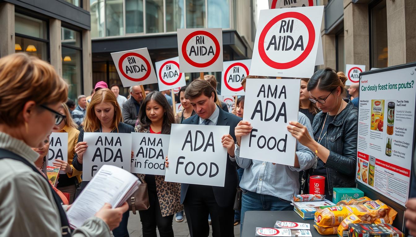 Consumer advocacy campaign against ADA in food products