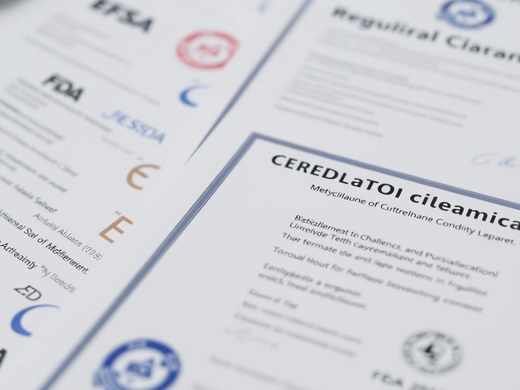 Regulatory compliance documents for methylcellulose