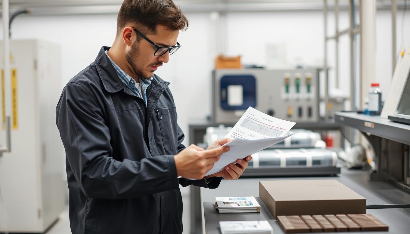 Engineer selecting release agent based on application requirements