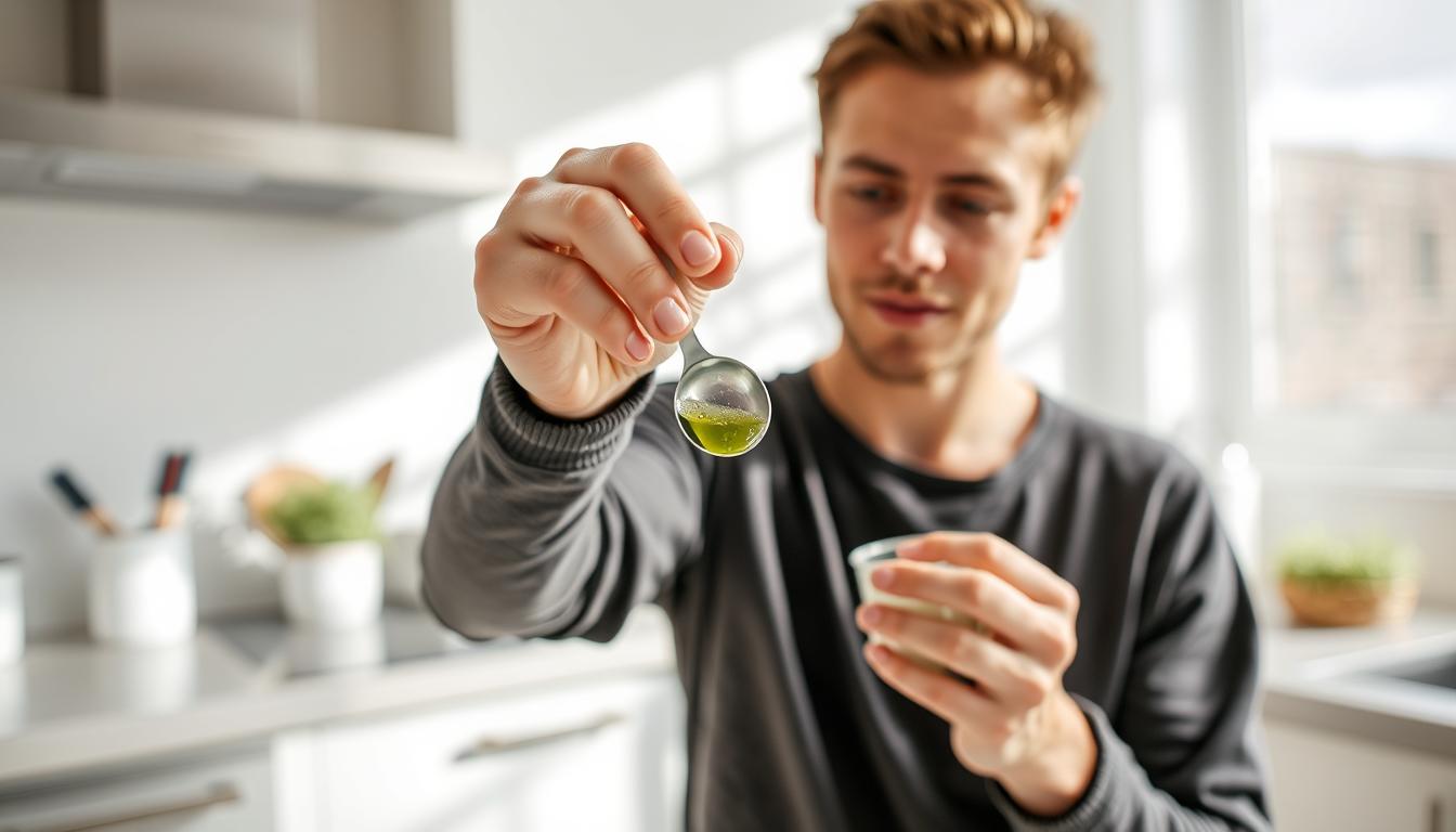 Measuring sea moss gel for proper dosage