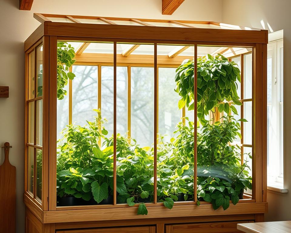 Küchen-Gewächshaus DIY-Konstruktion