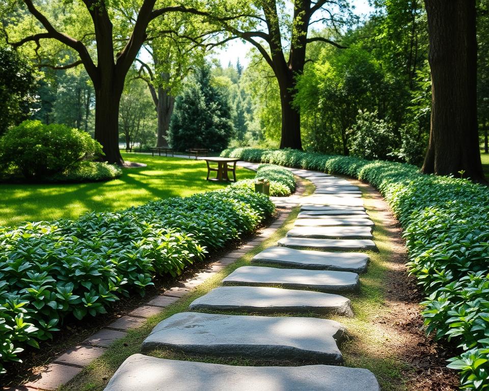 Gartenwege Instandhaltung Trittsteine