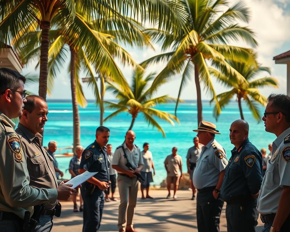 Detektiv Kooperation mit lokalen Behörden Cookinseln