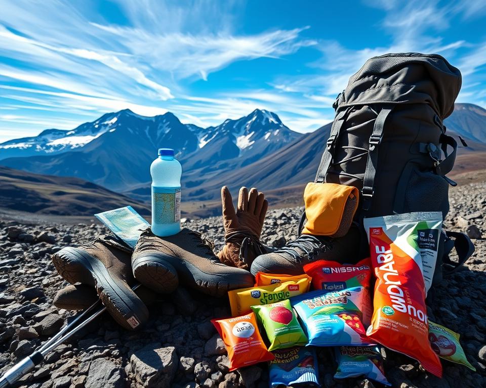 Wanderausrüstung für alpine Touren