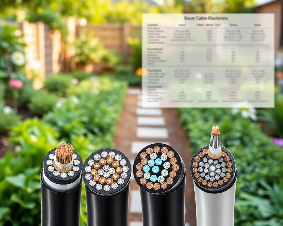 Erdkabeltypen im Vergleich