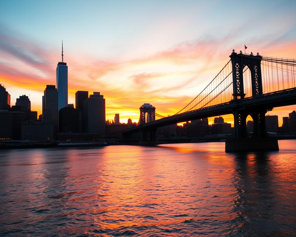 Manhattan Sunset Fotografie Techniken