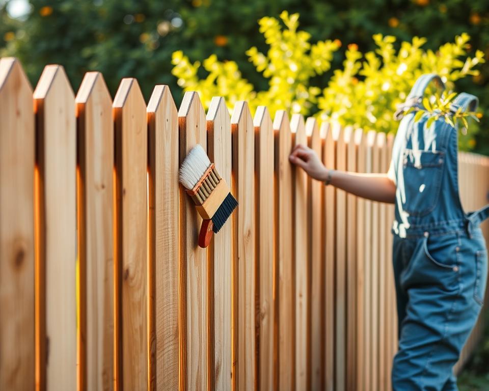 Gartenzaun Wartung und Pflege