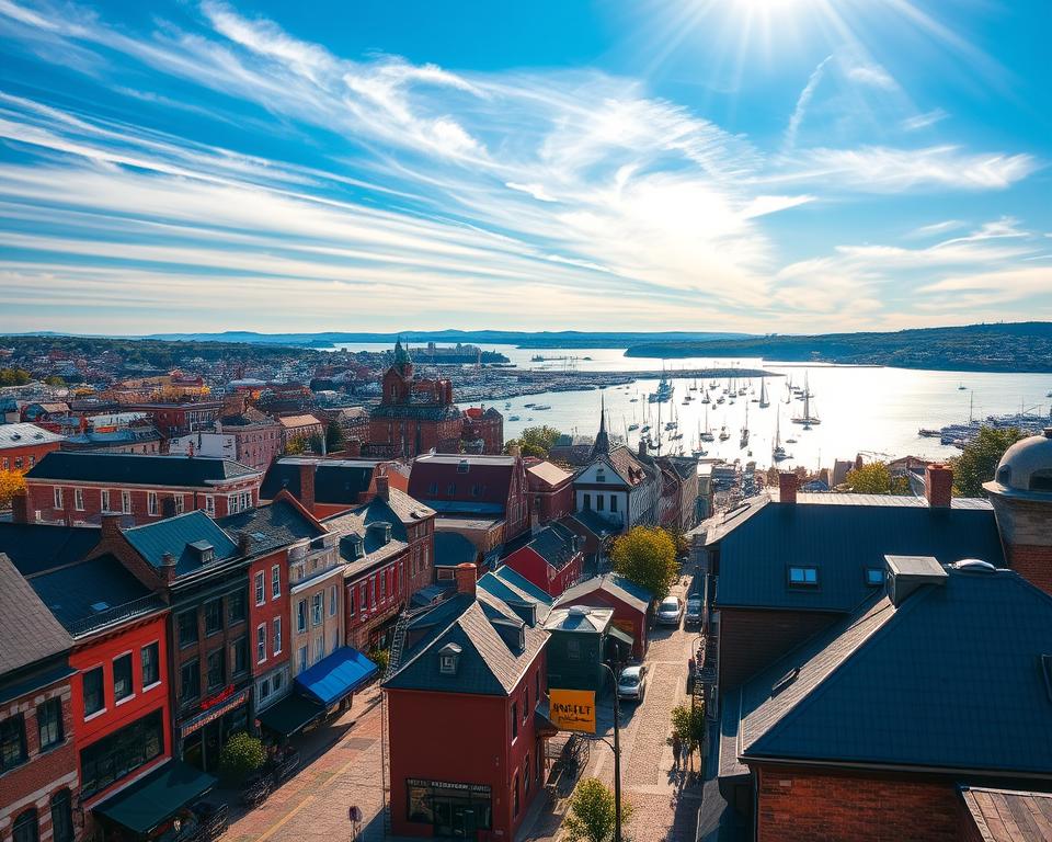 Portland Maine Stadtansicht