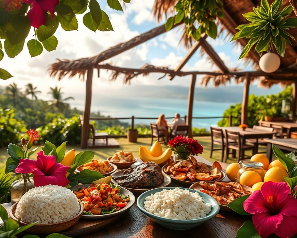 Hawaiianische Küche in Hana