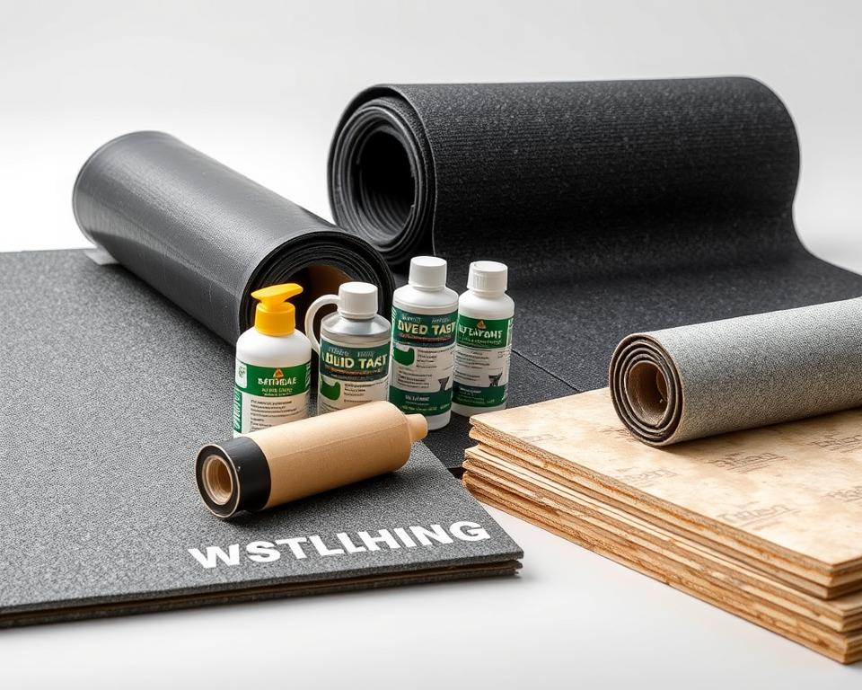 Materialien für Flachdachabdichtung