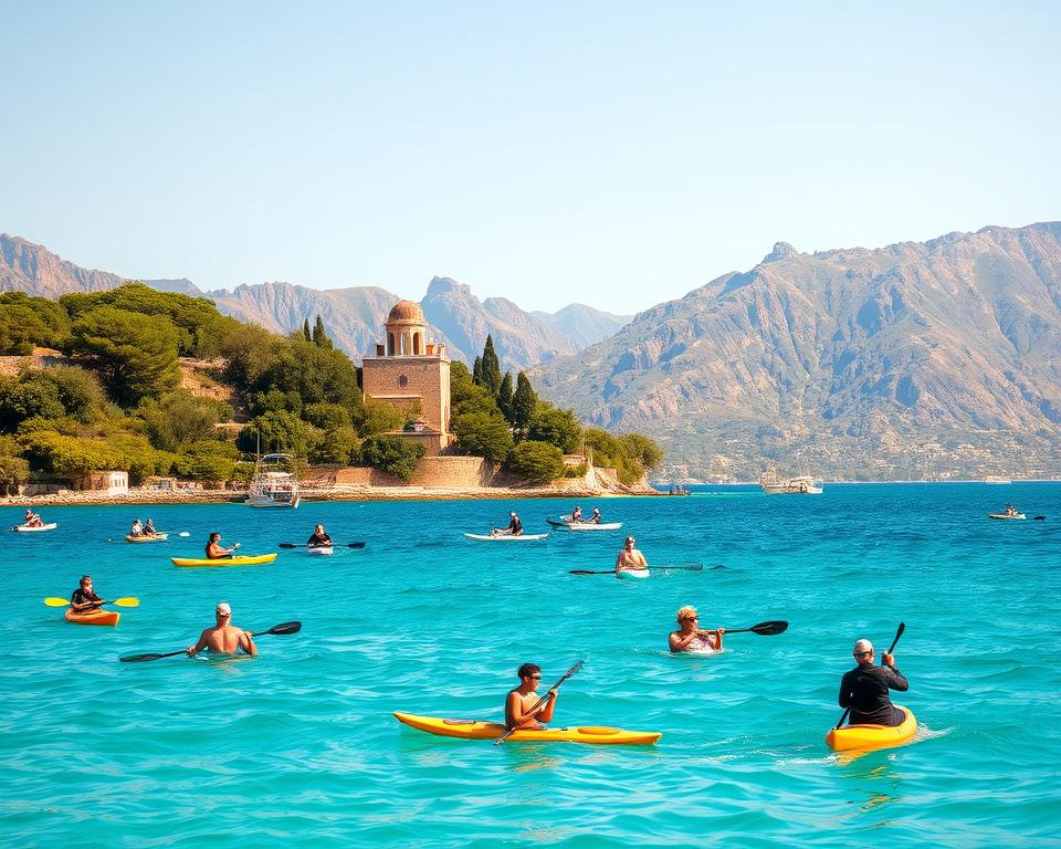 Ksamil Attraktionen Wassersport Kulturerbe