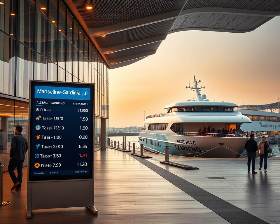 Fährpreise Marseille Sardinien