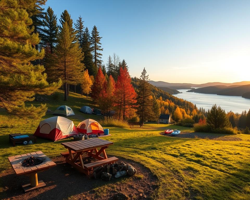 Übernachtung Smokies Campingplatz
