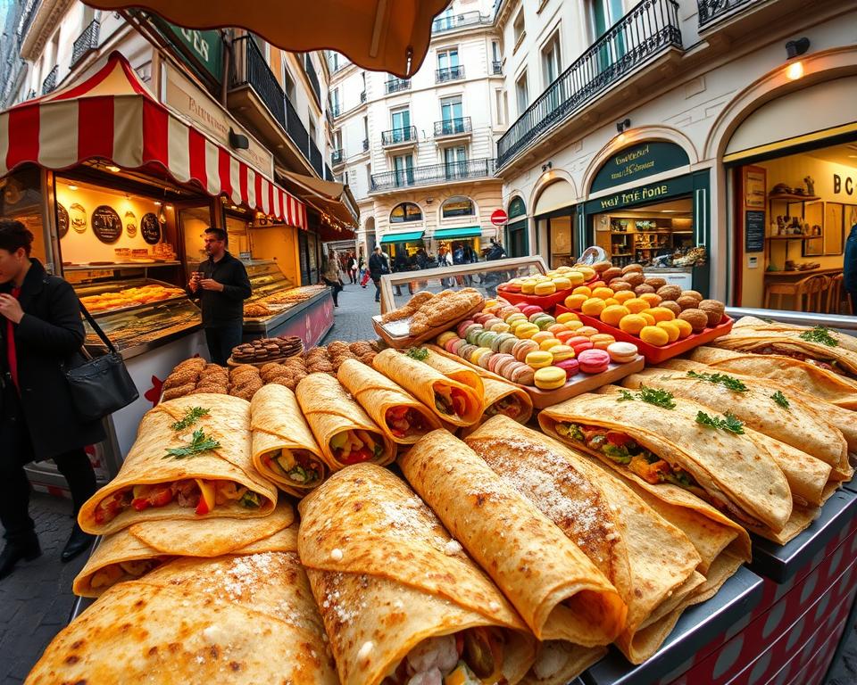 Pariser Küche Streetfood
