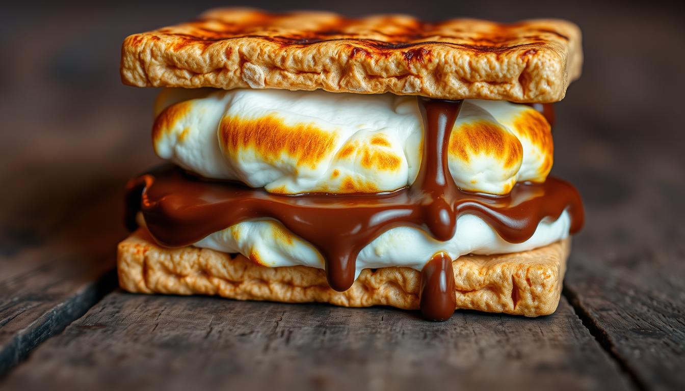 grilled s'mores sandwich