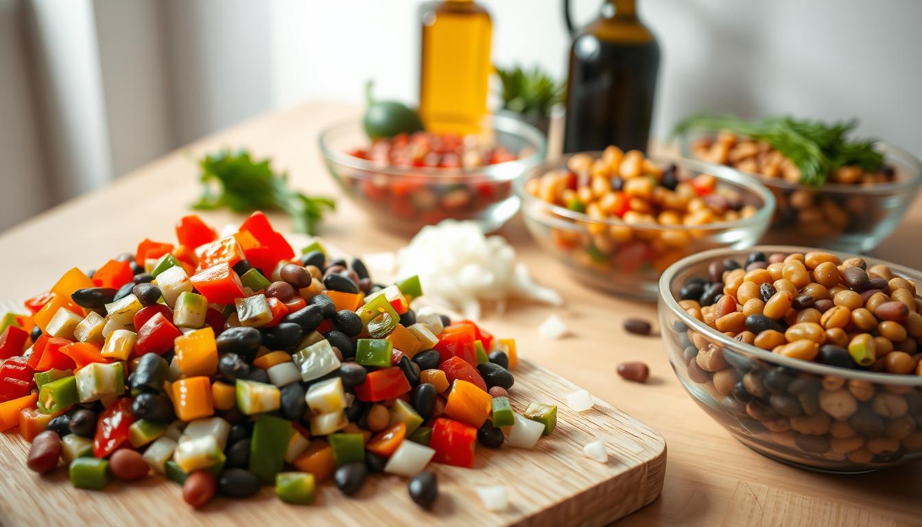 Dense Bean Salad Preparation Steps