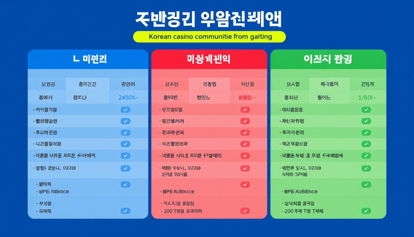2025년 TOP 3 카지노커뮤니티 비교 인포그래픽