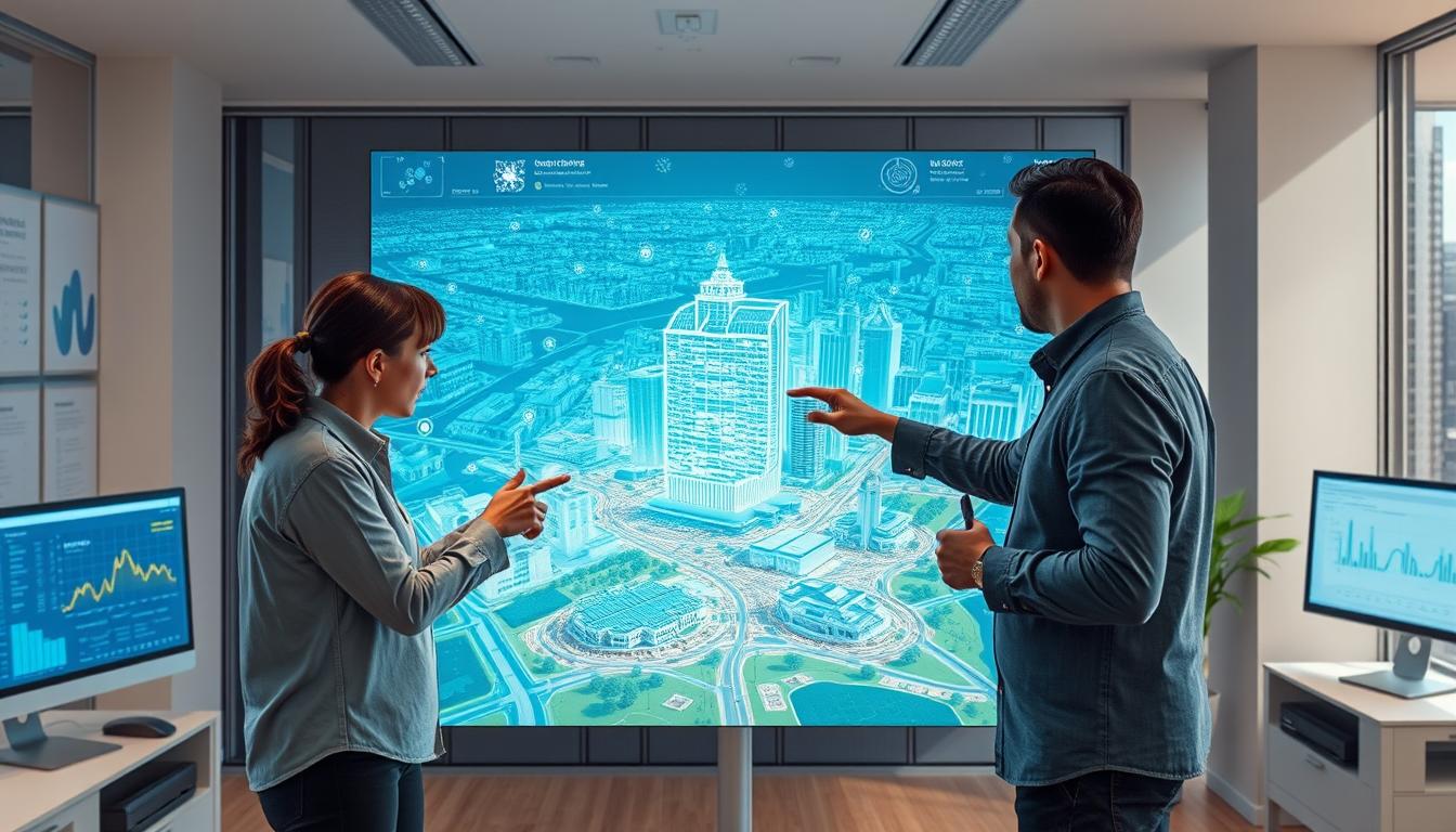 Smart city planning using 6D technologies visualization