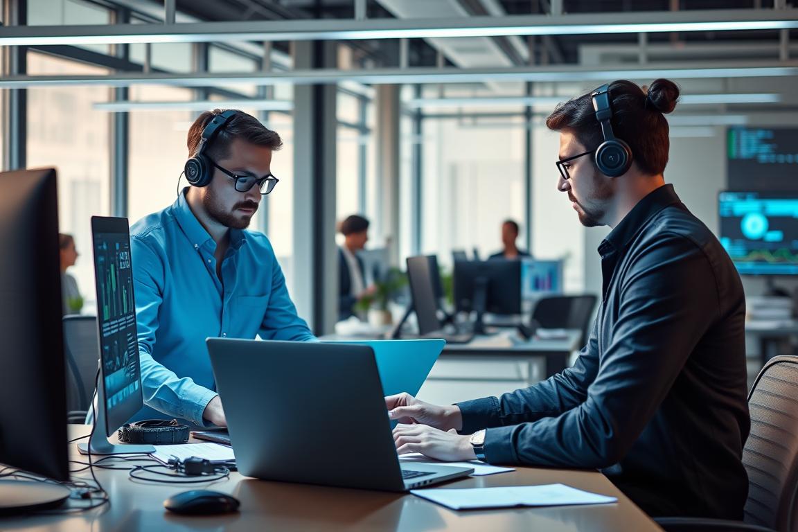 Human-AI collaboration showing people working alongside GPT-5 powered systems