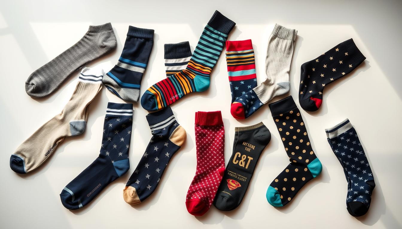 Les chaussettes pour homme : classiques, fantaisie, matières