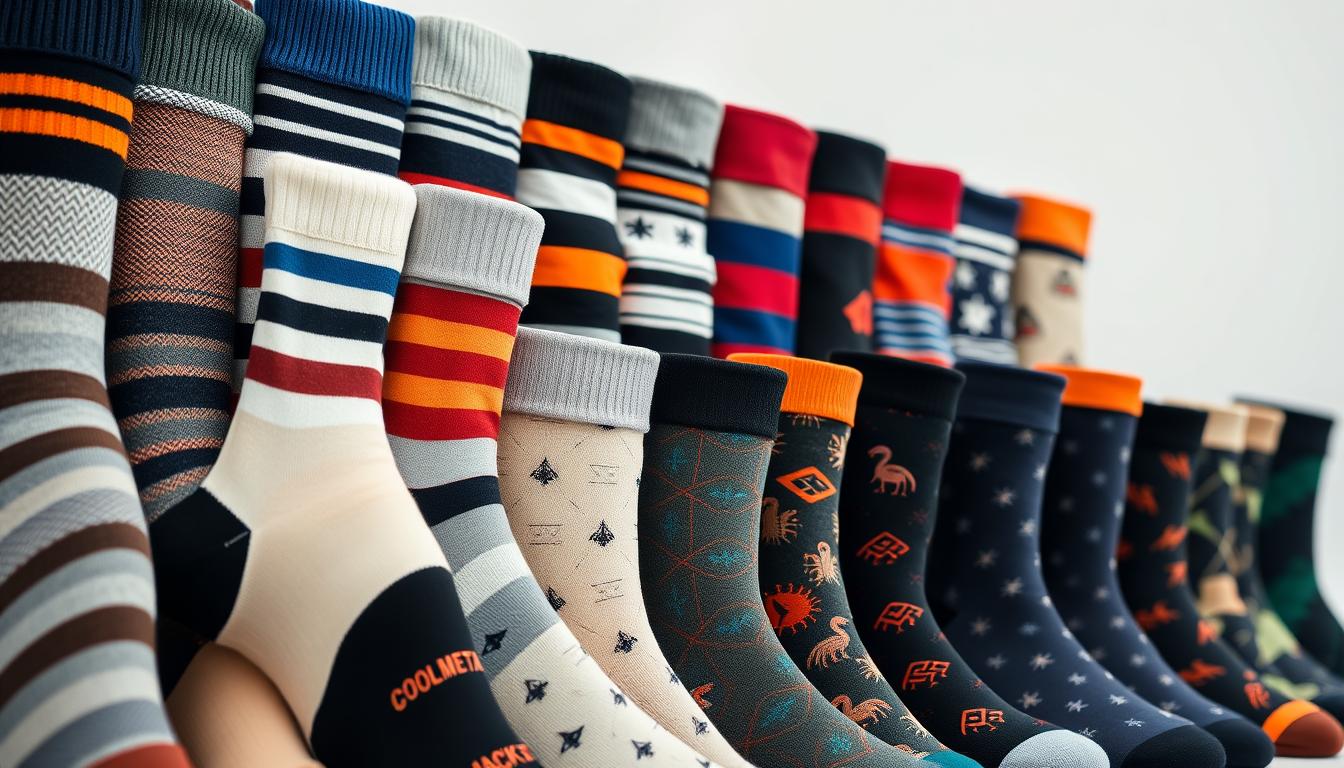 Chaussettes homme variées