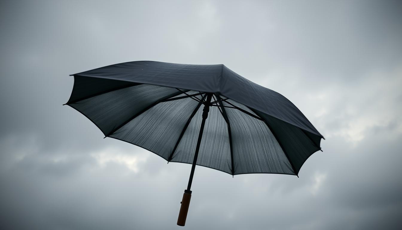 parapluie homme robuste en matériaux résistants