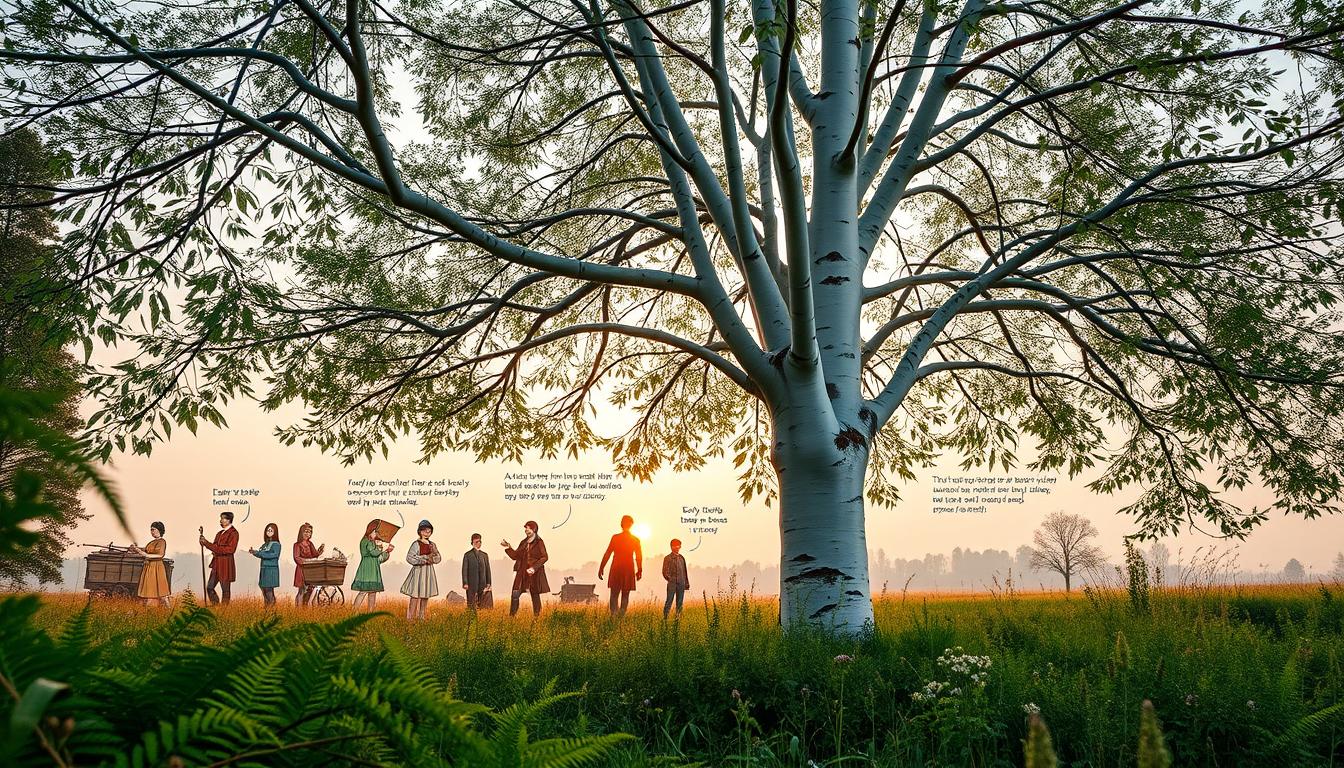 تاريخ شجرة البتولا