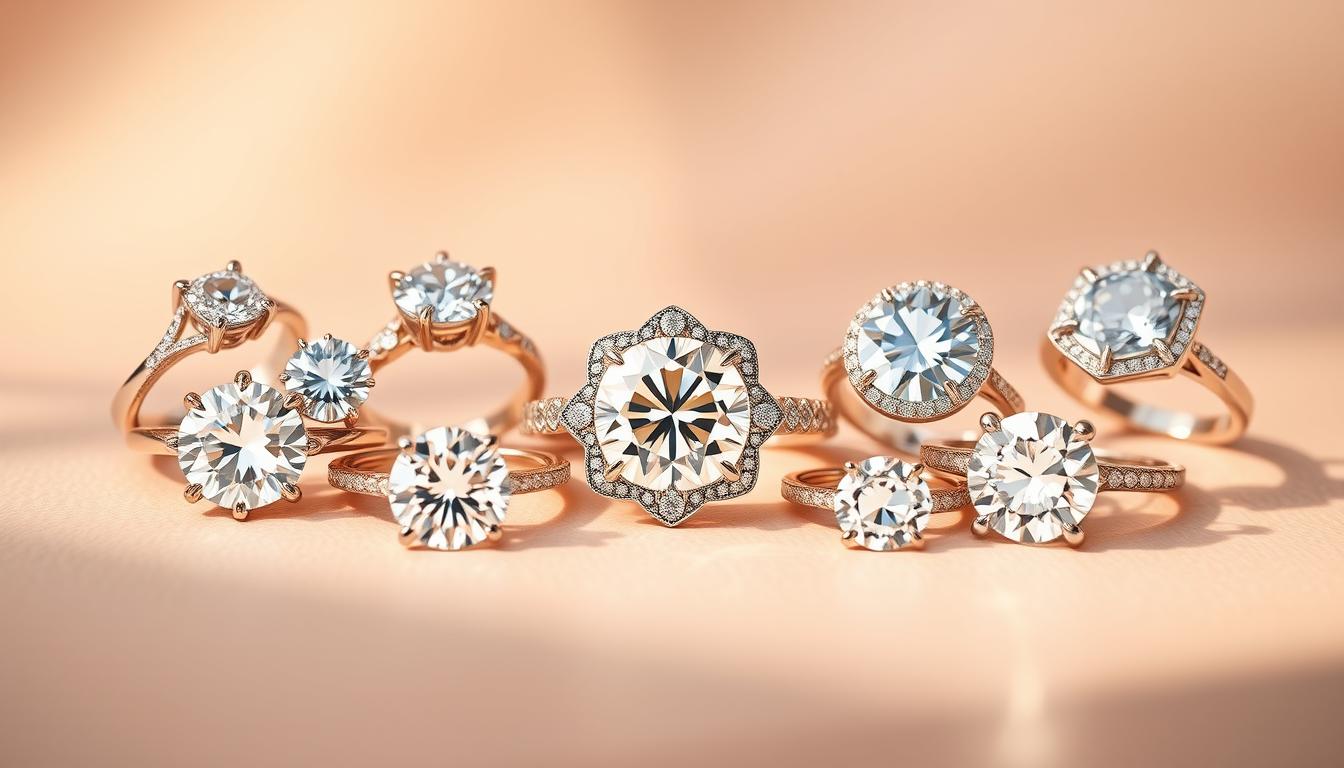 Large Diamond Engagement Rings Stunning Love 4 diamond engagement ring styles