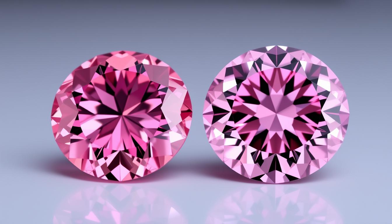 Pink Diamond Ring : The Expression of Love 7 Pink Diamonds Comparison