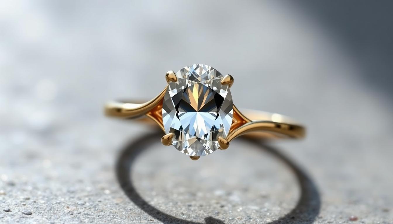 Oval Moissanite Engagement Ring You'll Instantly Love 3 oval moissanite ring setting