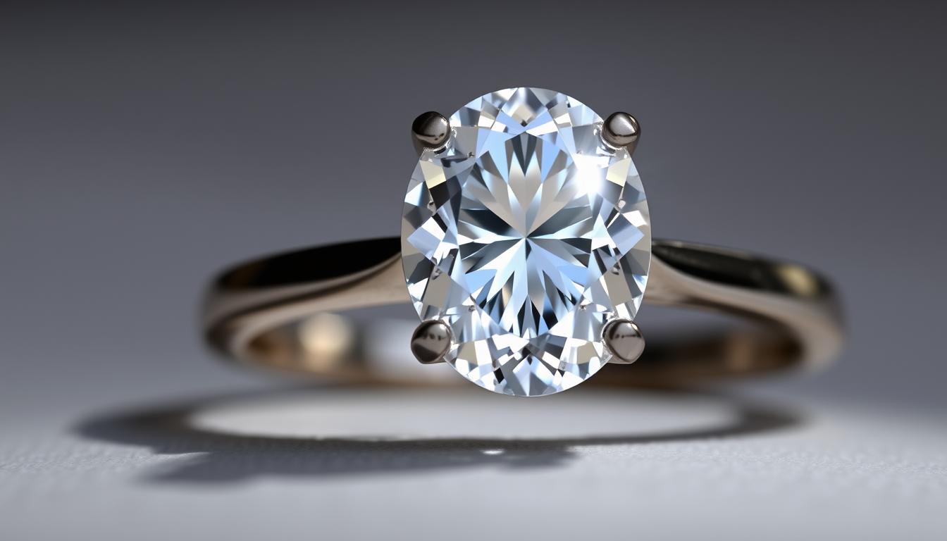 Oval Moissanite Engagement Ring You'll Instantly Love 4 oval moissanite engagement ring quality factors