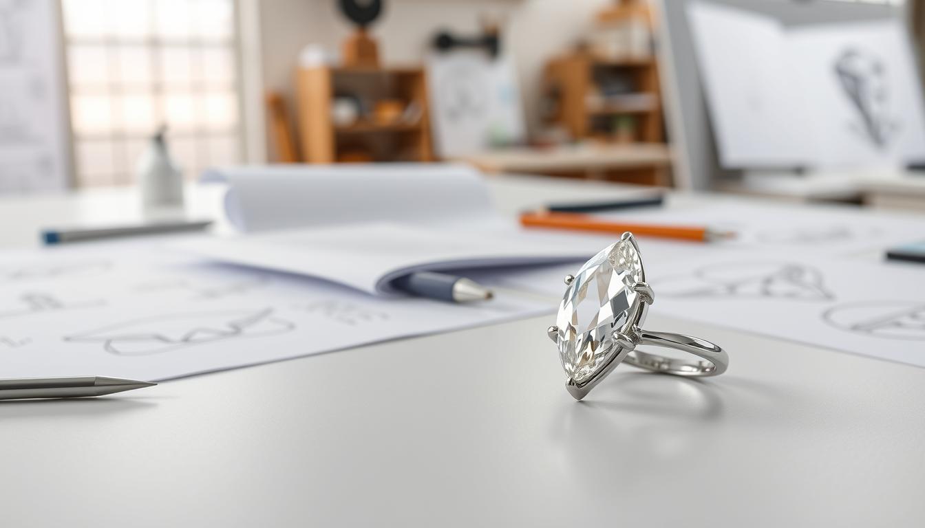 3 Carat Pear Shaped Diamond Ring – Stunning luxury 7 Custom Pear Shaped Diamond Ring Design Process