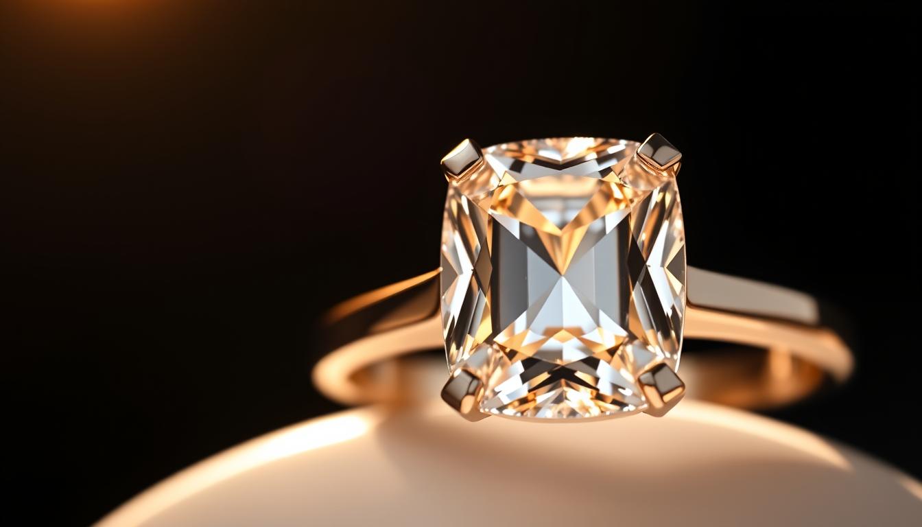 Elongated Cushion Moissanite: Make So Popular 13 elongated cushion moissanite celebrity ring design