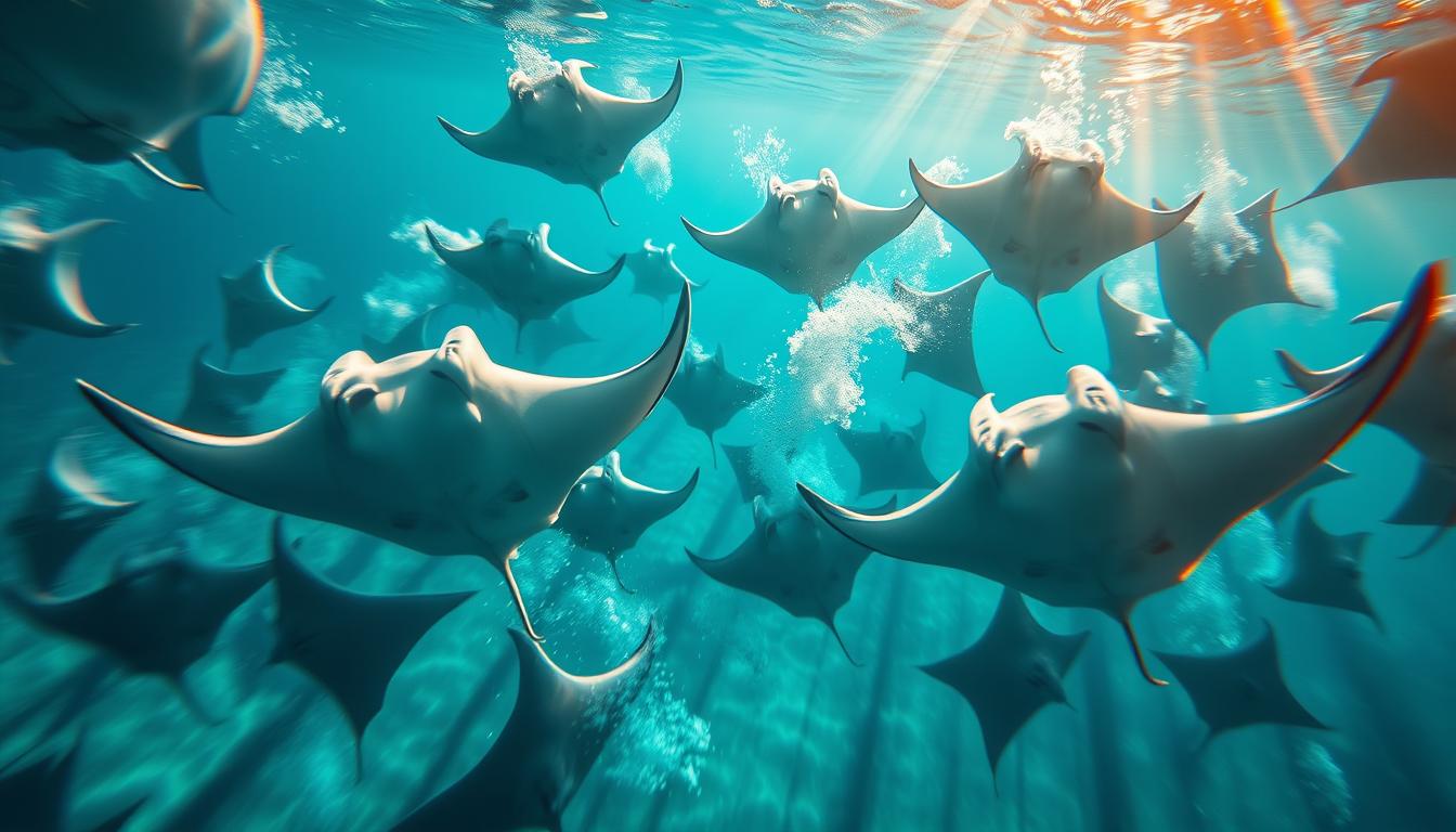2024 scientific observations manta ray pulse feeding