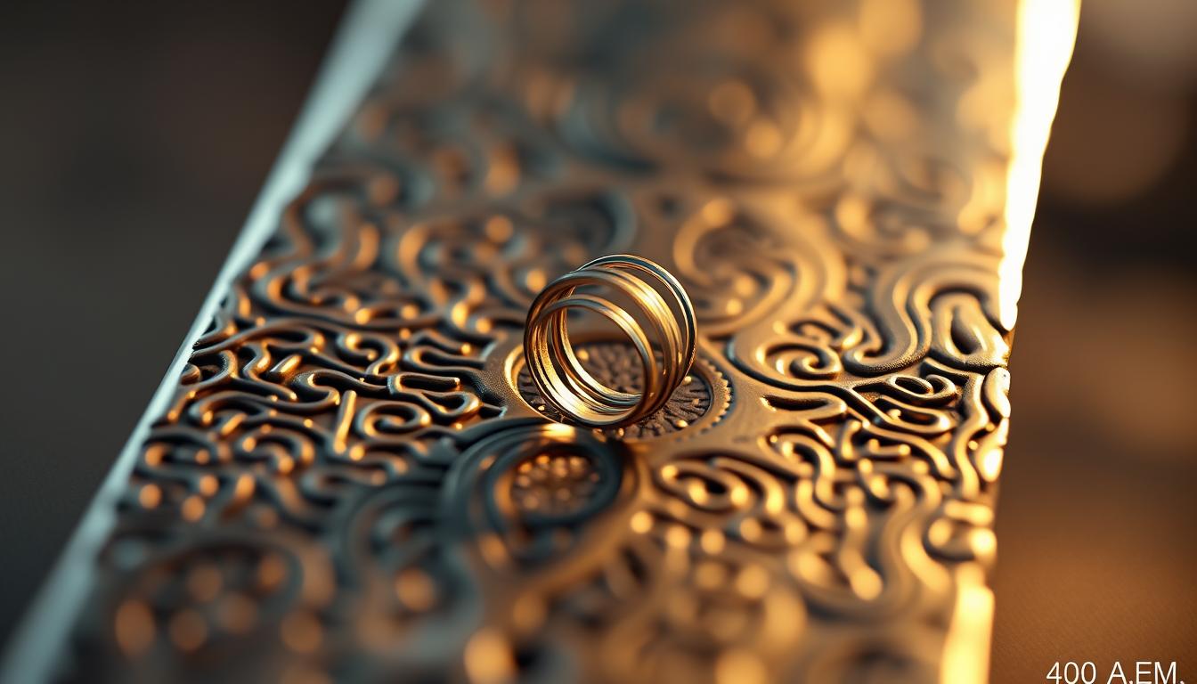 nano-scale filaments in Celtic swords